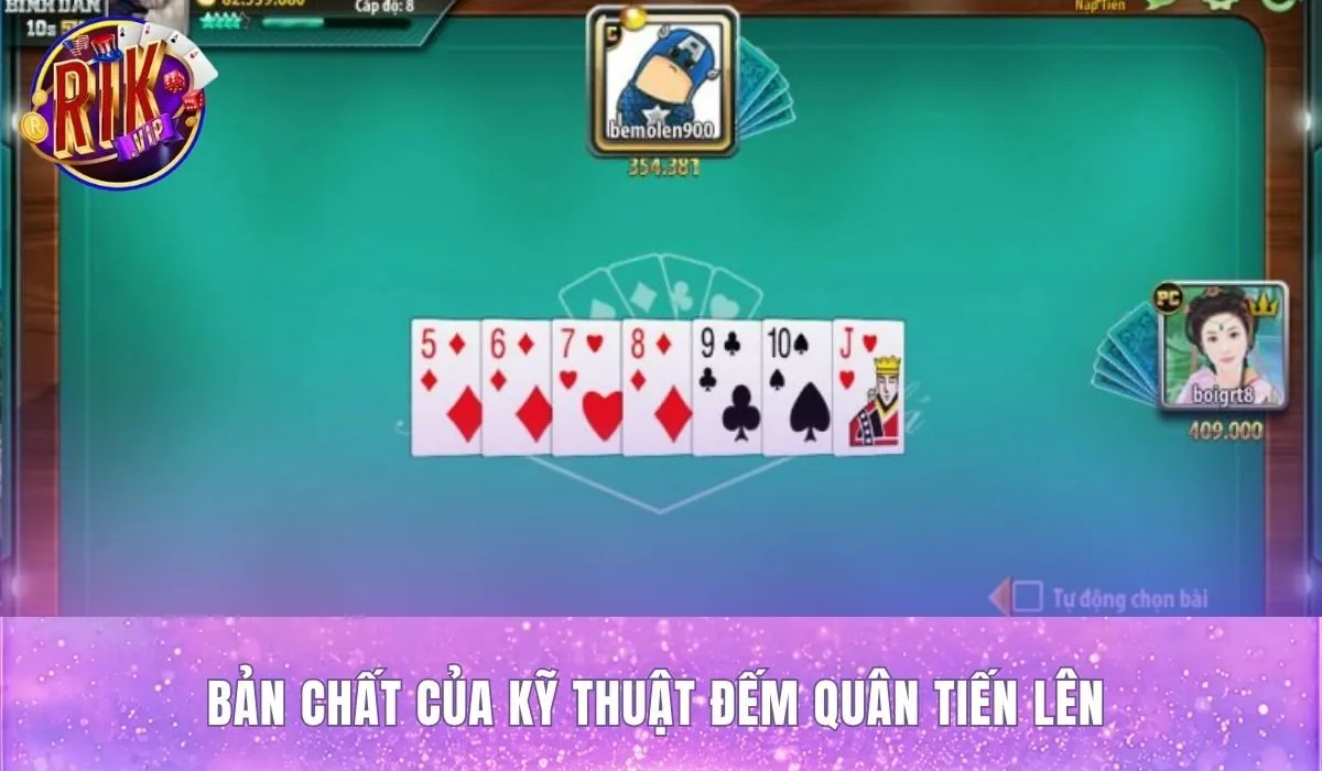 Cách đếm bài tiến lên Rikvip dựa trên theo dõi quân đã ra